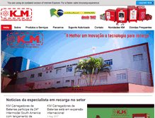 Tablet Screenshot of kmcarregadores.com.br